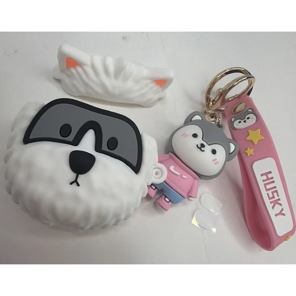 Cute Puppy Case for AirPods 1/2, 3D Kawaii Dog Cover NEW